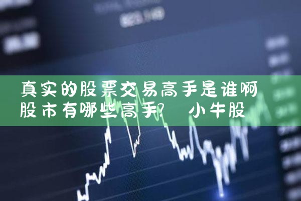 真实的股票交易高手是谁啊|小牛股